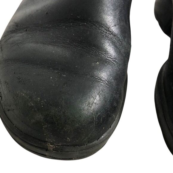 Blundstone Distressed Unisex Chelsea Boots Rustic Black Size 4 W/6 Mail Scuffed - Picture 4 of 15